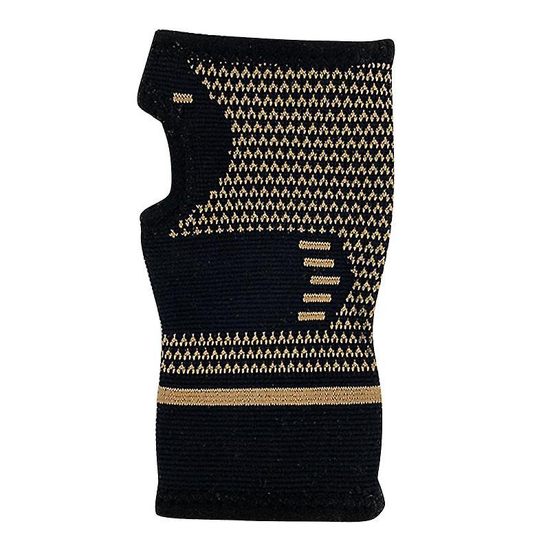 Copper Professional Wristband Sports Safety Compression Wrist Guard Arthritis Brace Sleeve Support Elastic Palm Hand Glove