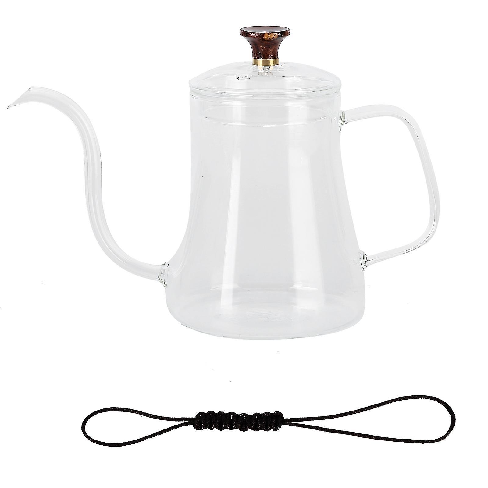 350ml Handcrafted Swan Neck Coffee Pot with Thin Spout for Precise Pour-Over Brewing