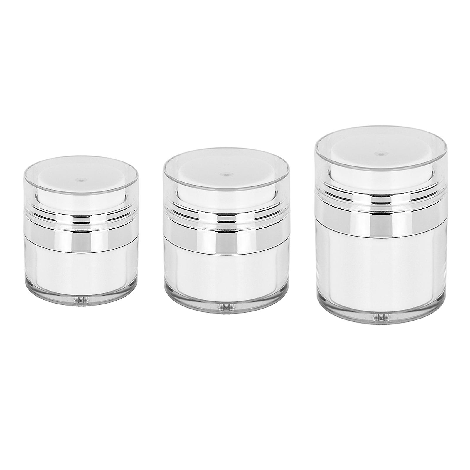 Acrylic Press-Type Vacuum Cream Bottle Multipurpose Moisturizer Lotion Dispenser for Daily Use