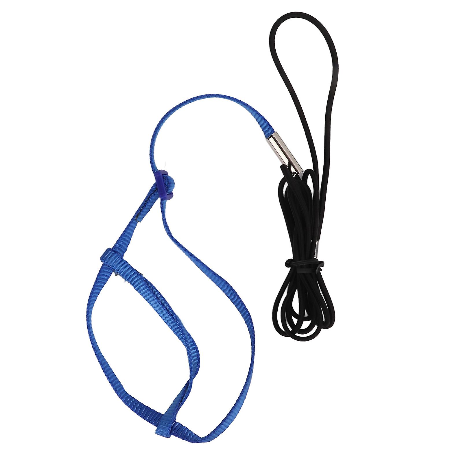 Parrot Harness Leash Adjustable Bird Flying Harness Traction Rope with Hook for Birds Parrots