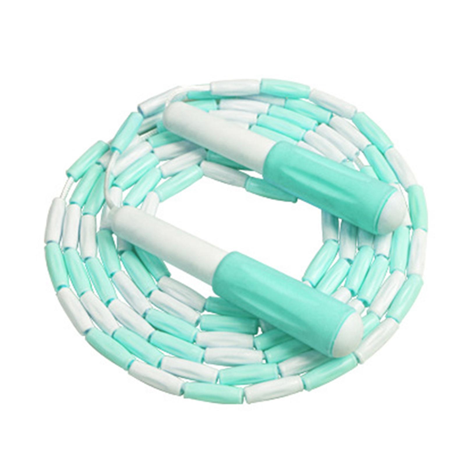 Jump Rope with Segmented Sleeve Adjustable Length for Kids Not Easy to Tangle