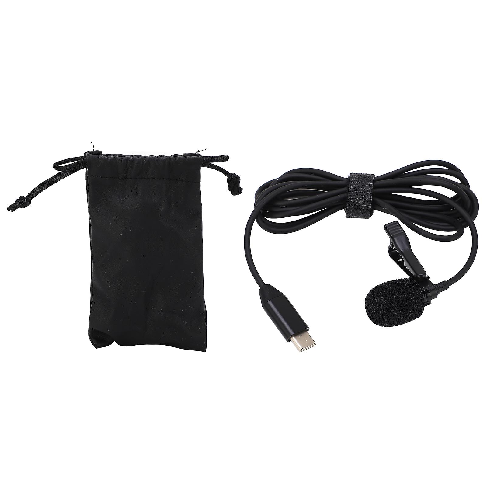 Lavalier Microphone Action Camera Microphone with Type C Interface for DJI Action OA2 OA3 MC490