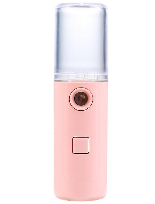 Pink Usb Rechargeable Nano Water Replenishment Instrument, Negative Ion Aromatherapy Humidifier Zf0942