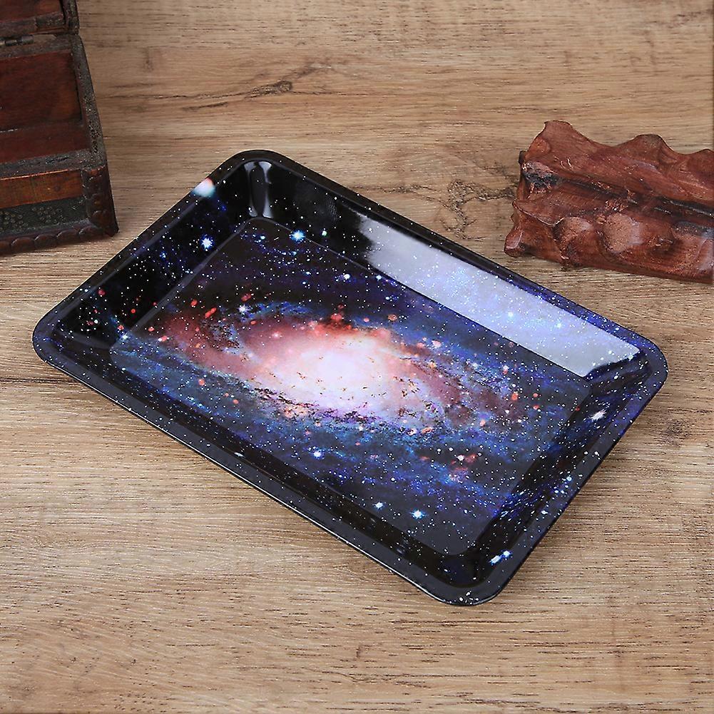 Tinplate Cigarette Rolling Tray, Smoke Storage Tray, Cigarette Rolling Tray 18 x 12.5 cm