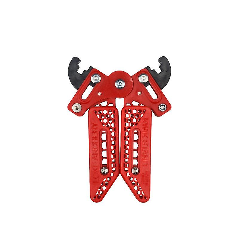 Lightweight Archery Bow Support Compound Bow Stand Scratch Proof red