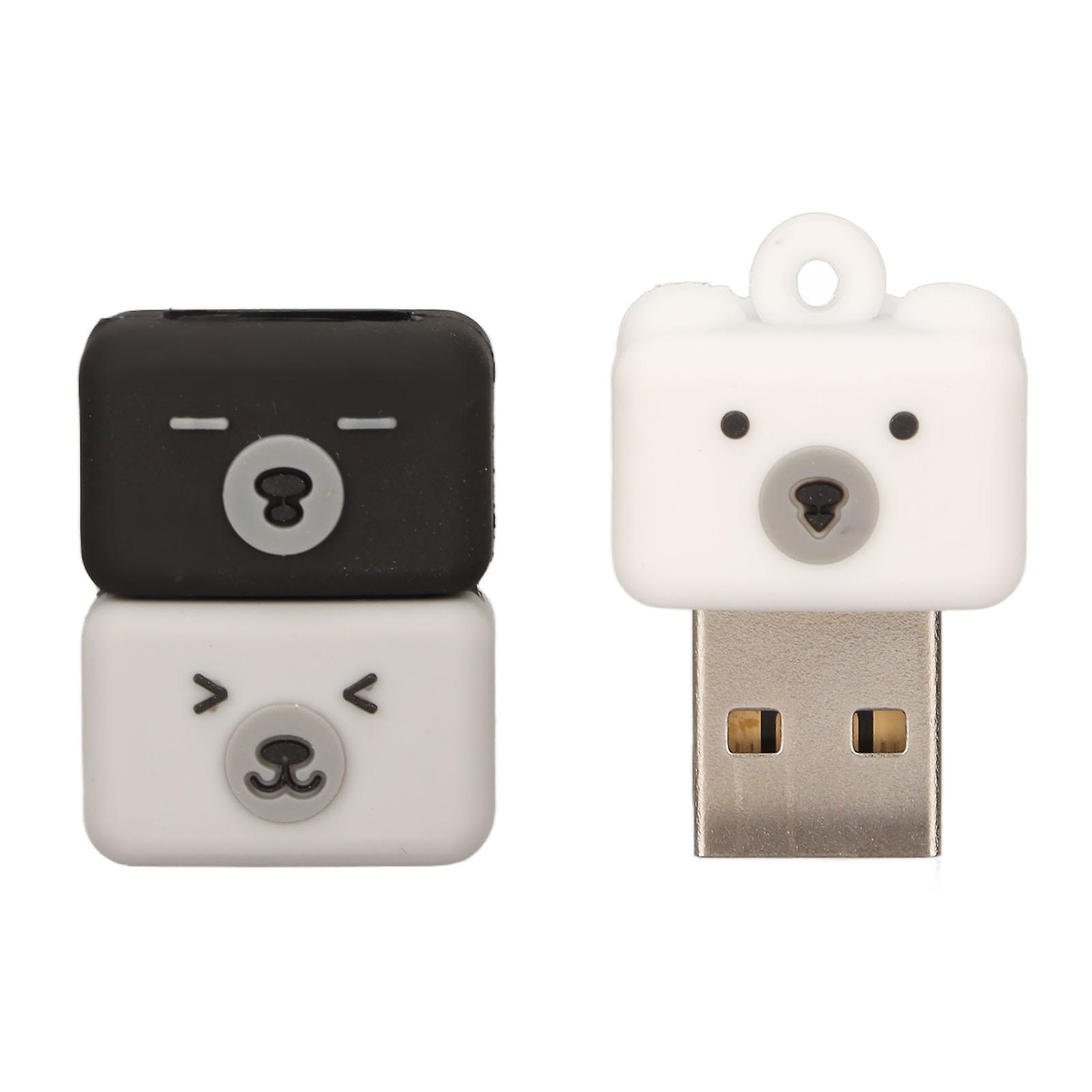 Cartoon Bear USB Flash Drive 64GB Plug and Play Shock Resistant USB2.0 U Disk