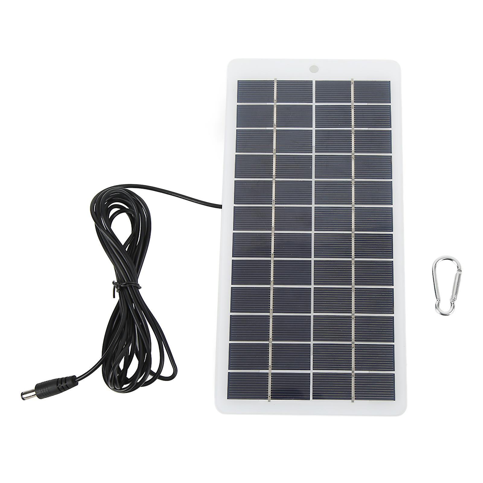 Portable Solar Panel Portable High Efficiency Weather Resistant Solar Charger Cell with DC Interface for Traffic Light 5W 12V