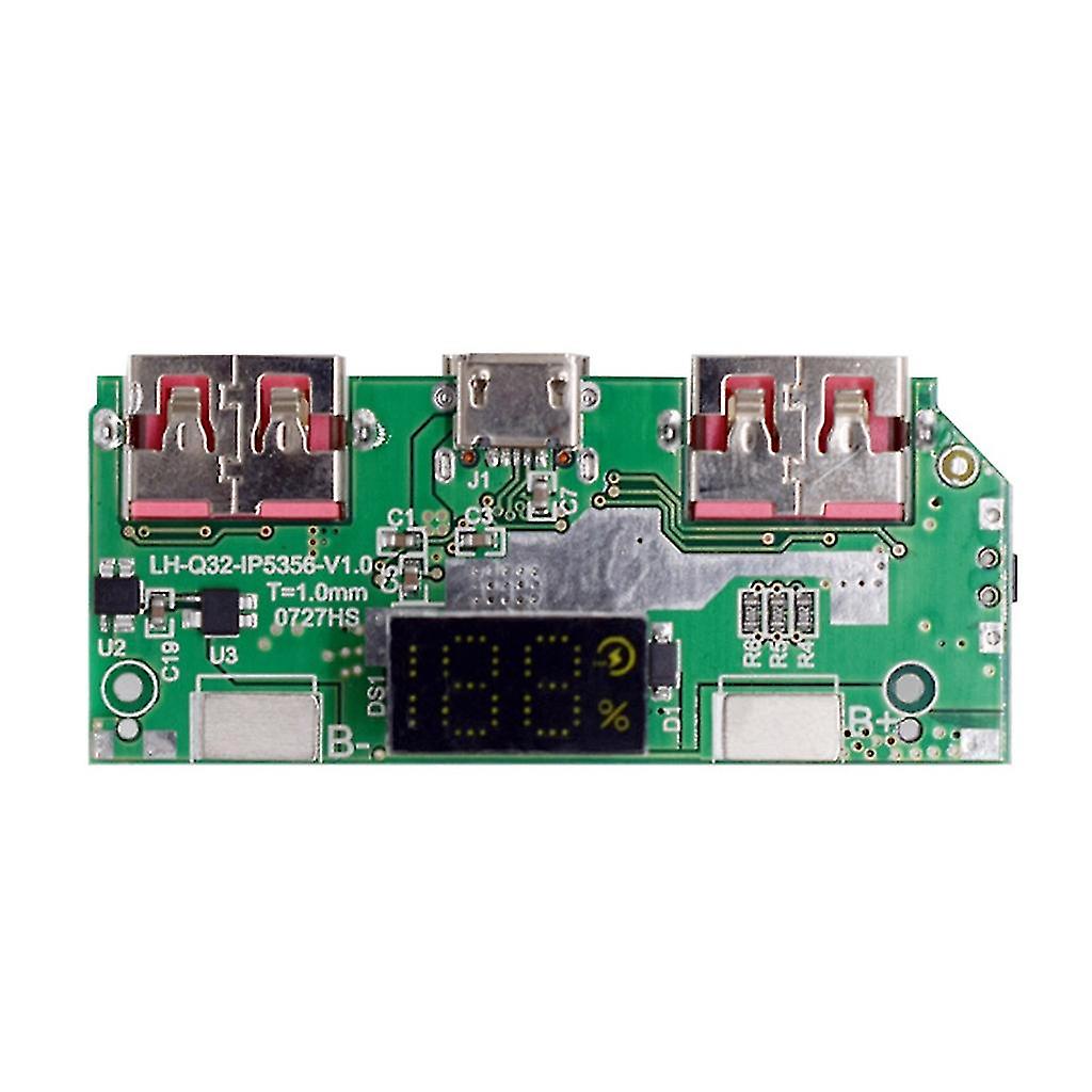 5v 3a 18650 Lithium Battery Digital Display Fast Charging Module