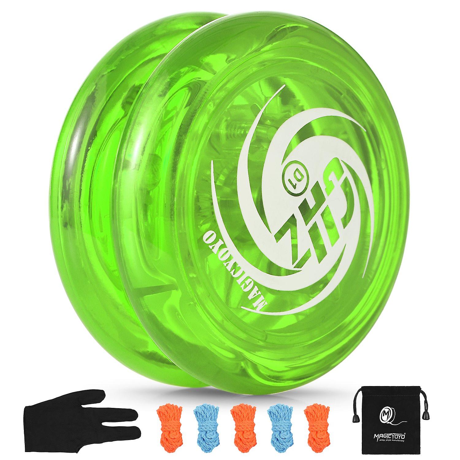 Responsive Yoyo for Kids Yo-Yo Ball with 5 Replacement Strings Glove Storage Pouch for Beginners