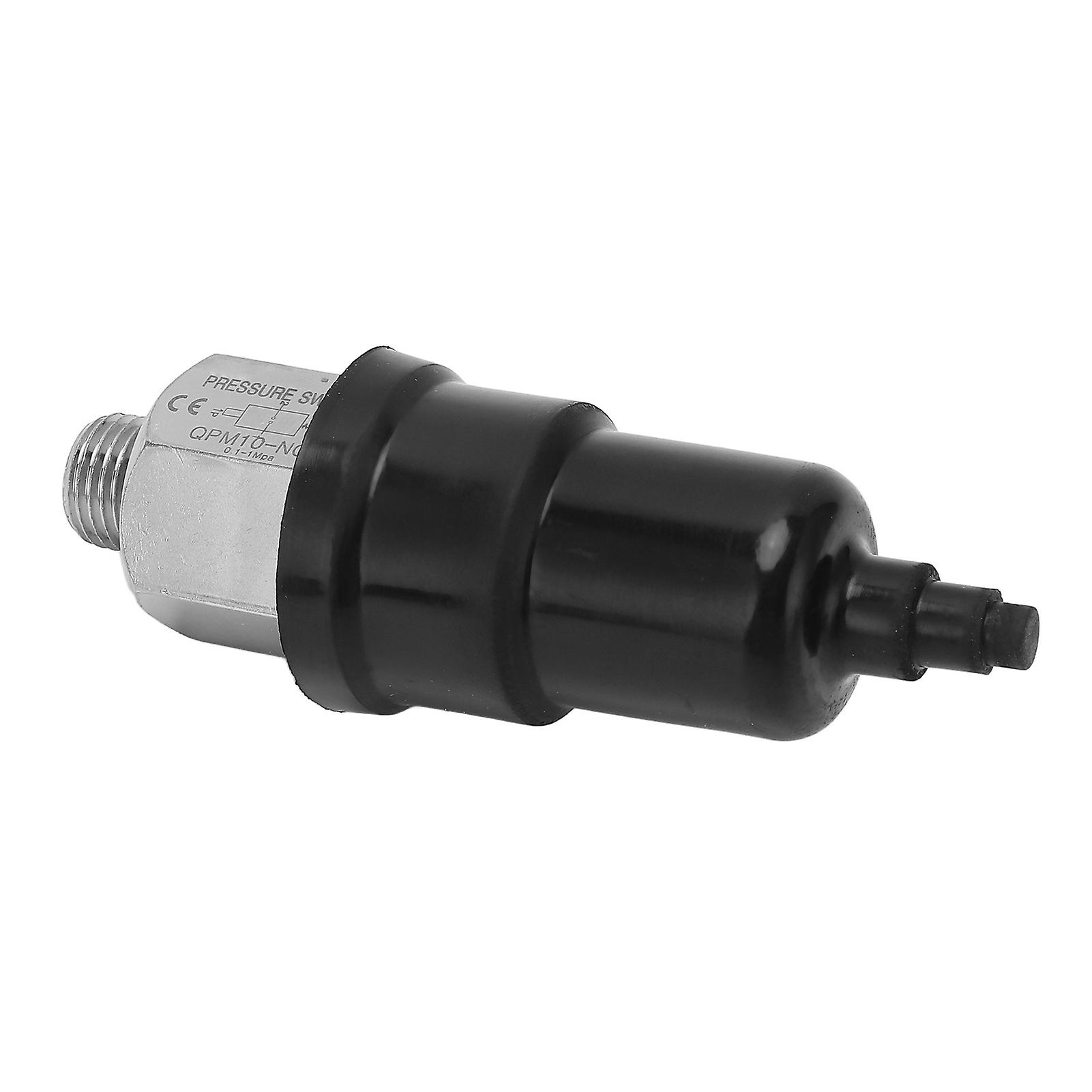 Pressure Switch 1/2in Thread Adjustable Pneumatic Diaphragm Type Pressure Switch Controller with Rubber Sleeve 