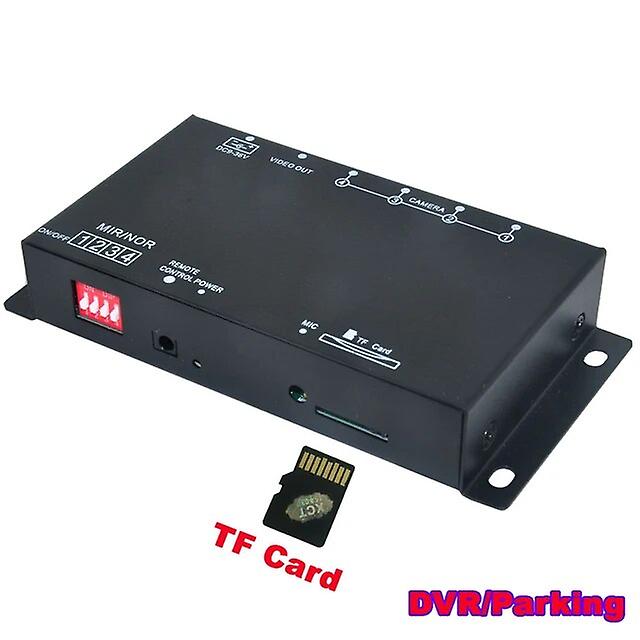 Grabadora DVR para automóvil 9-36V / Caja combinadora de interruptor de video de asistencia de estacionamiento Cámara combinada de 360 grados izquierda / derecha / frontal / trasera