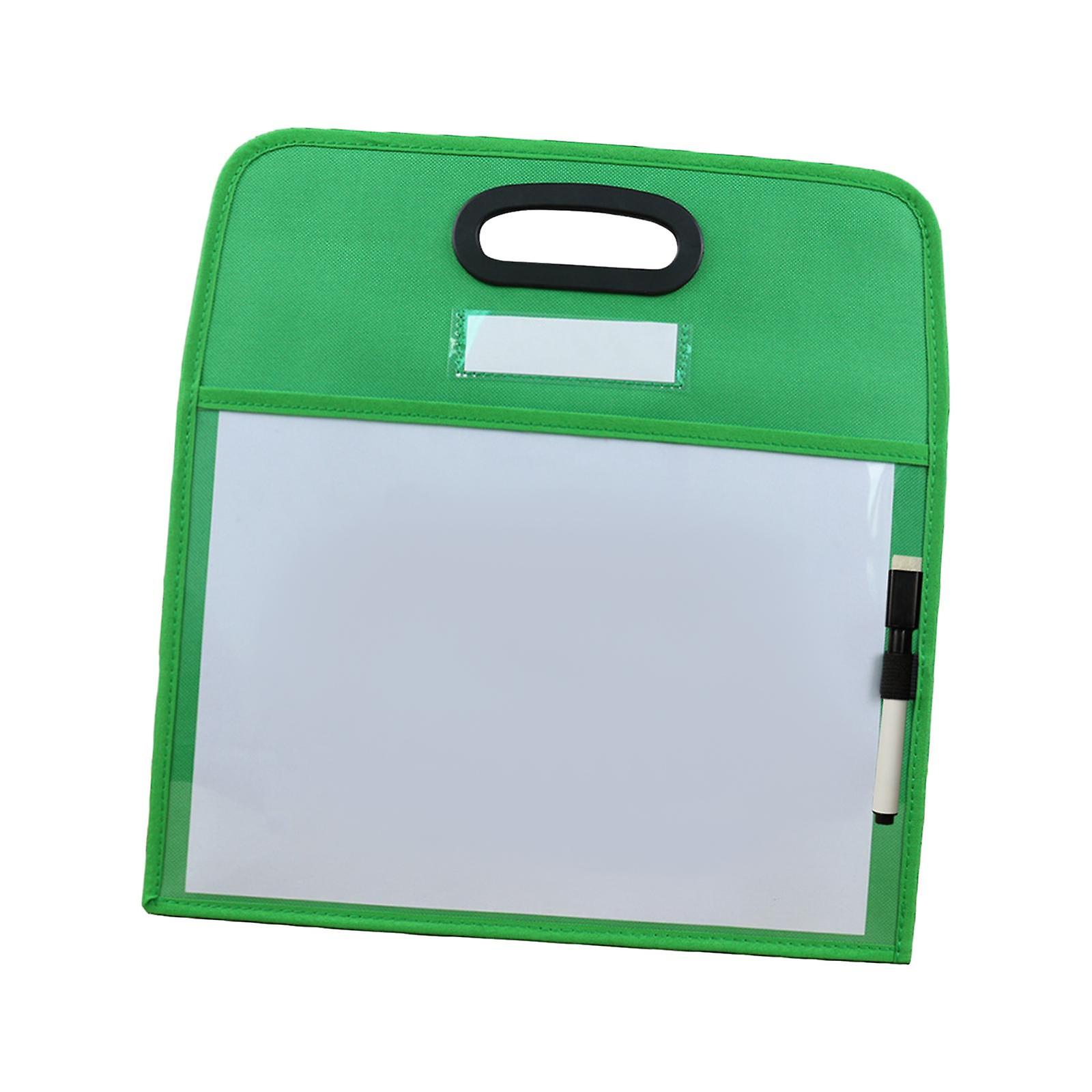 Dry Erase Pockets, Reusable Dry Erase Sheets 35cmx35cm with Marker Holder for Group Activities, Teacher, and Classroom