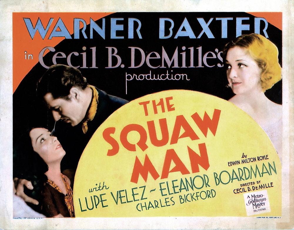 The Squaw Man Poster