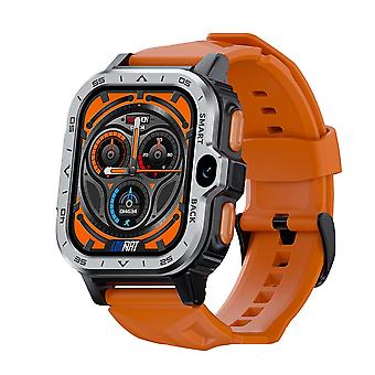 LOKMAT APPLLP 4 MAX Dual-Kamera-Smartwatch mit vollem Netzwerk 4G + 64G (Silber)
