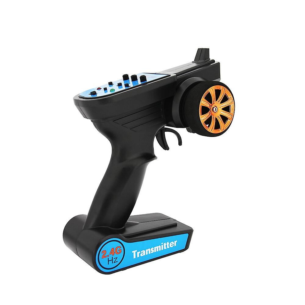 Flyueace T8166 2.4GHz 3CH Transmitter with RXG4 Light Control Mini Receiver for RC Car Boat Tank Mod
