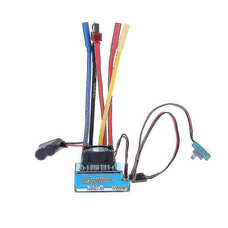 120a Brushless Esc Electric Speed Controller Rc Accessory For 1/10 1/8 Rc Car