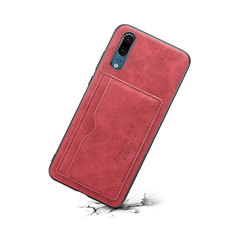 Wallet Leather Case Card Slot For Iphone7/8 Red Pc3842