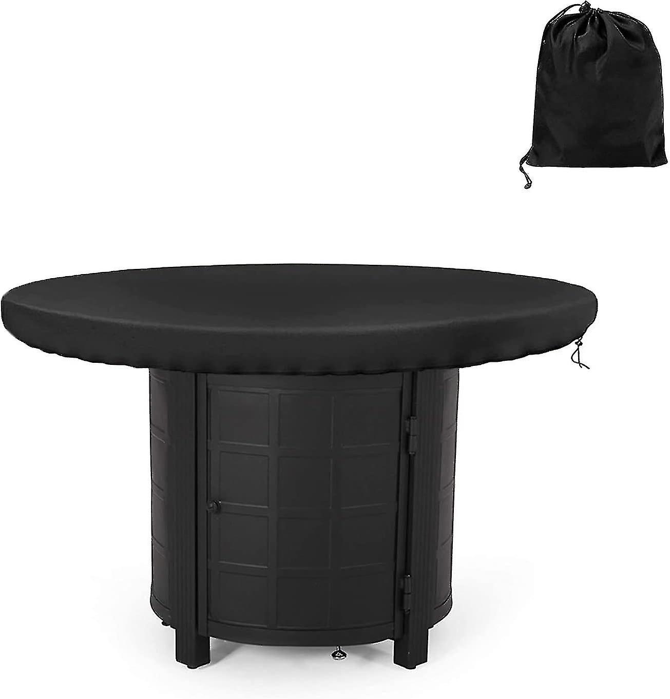 Black 420d Hearth Cover (diameter 100cm)