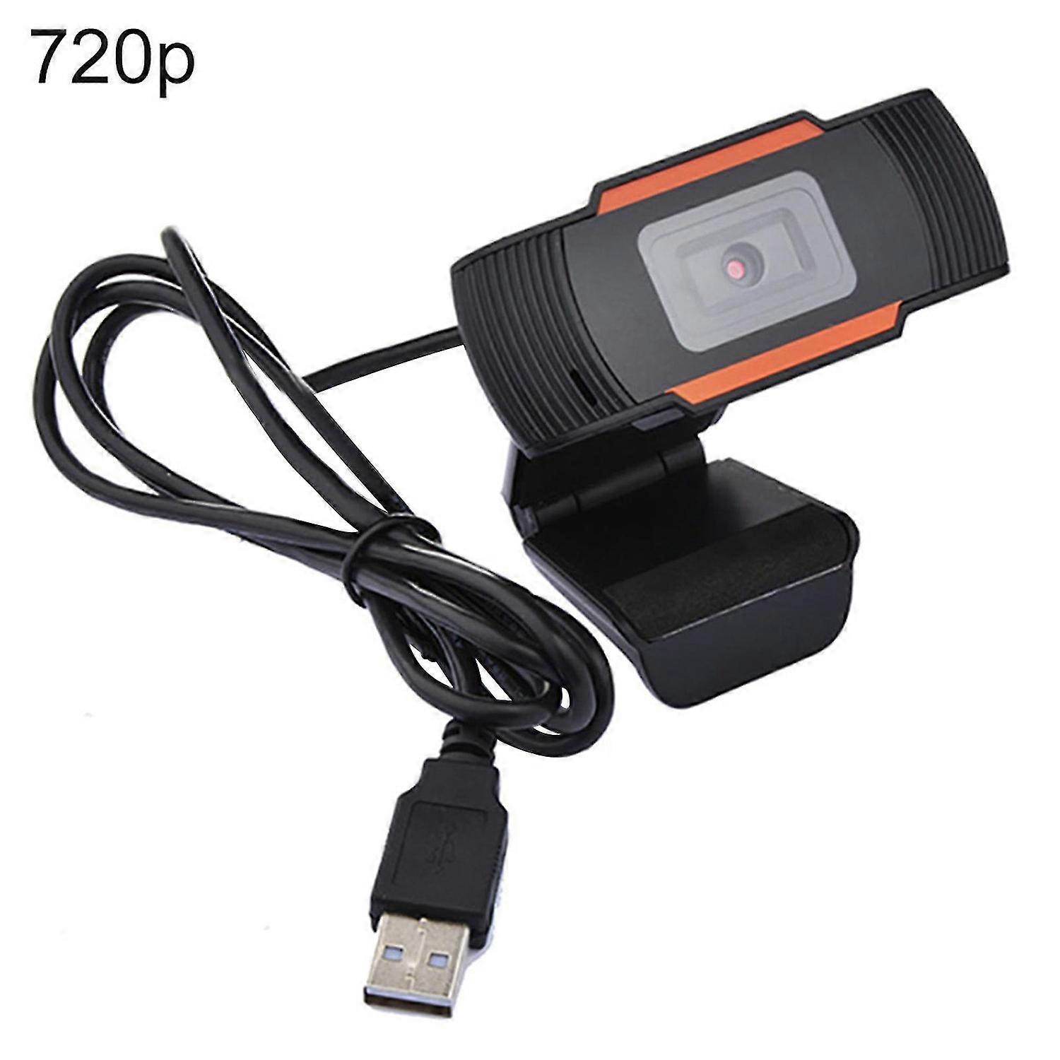 720/1080P Webcam USB Video Recording Built-in Mic Camera for Laptop Desktop PC