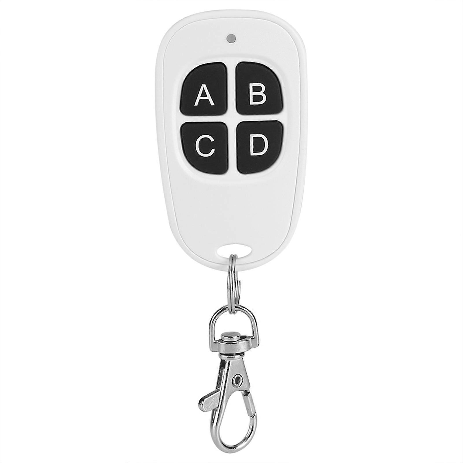433MHz EV1527 1-4 Channel RF Wireless Remote Control Transmitter with 4 Buttons for Easy Device Access and Operation