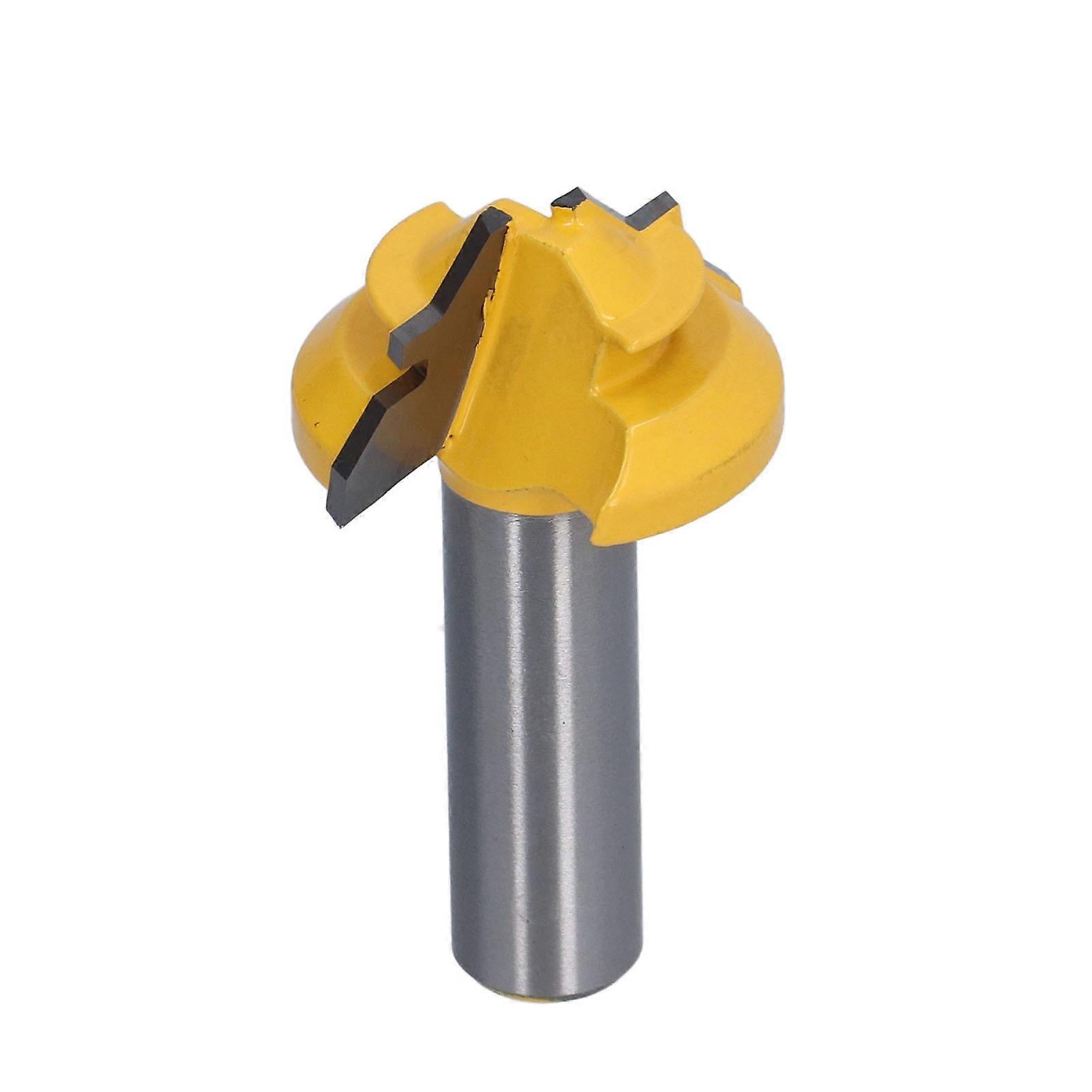1/2in Shank Router Bit 45° Milling Cutter 1-3/8in Woodworking Tool