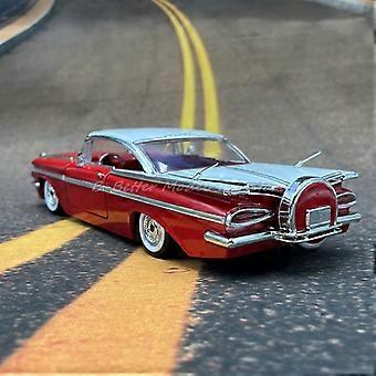 1:24 Diecast Araba Model Oyuncak 1959 Chevy Impala Minyatür Araç
