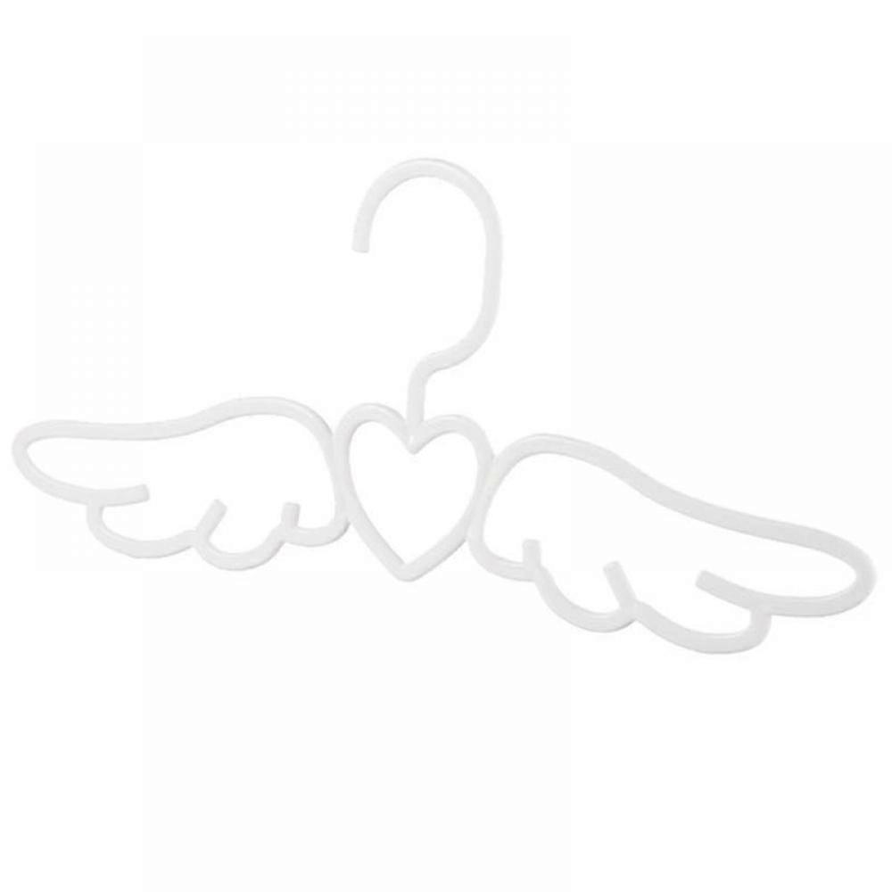 2pcs Overstriking Wing Shape Plastic Hanger Scarf Tie Holder Space-saving Closet