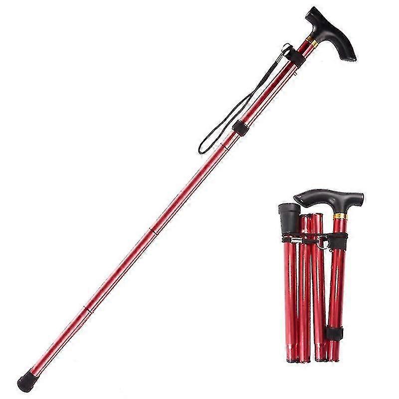 Unisex Walking Cane Fristående Käpp Vikbar käpp För Seniorer Vuxen