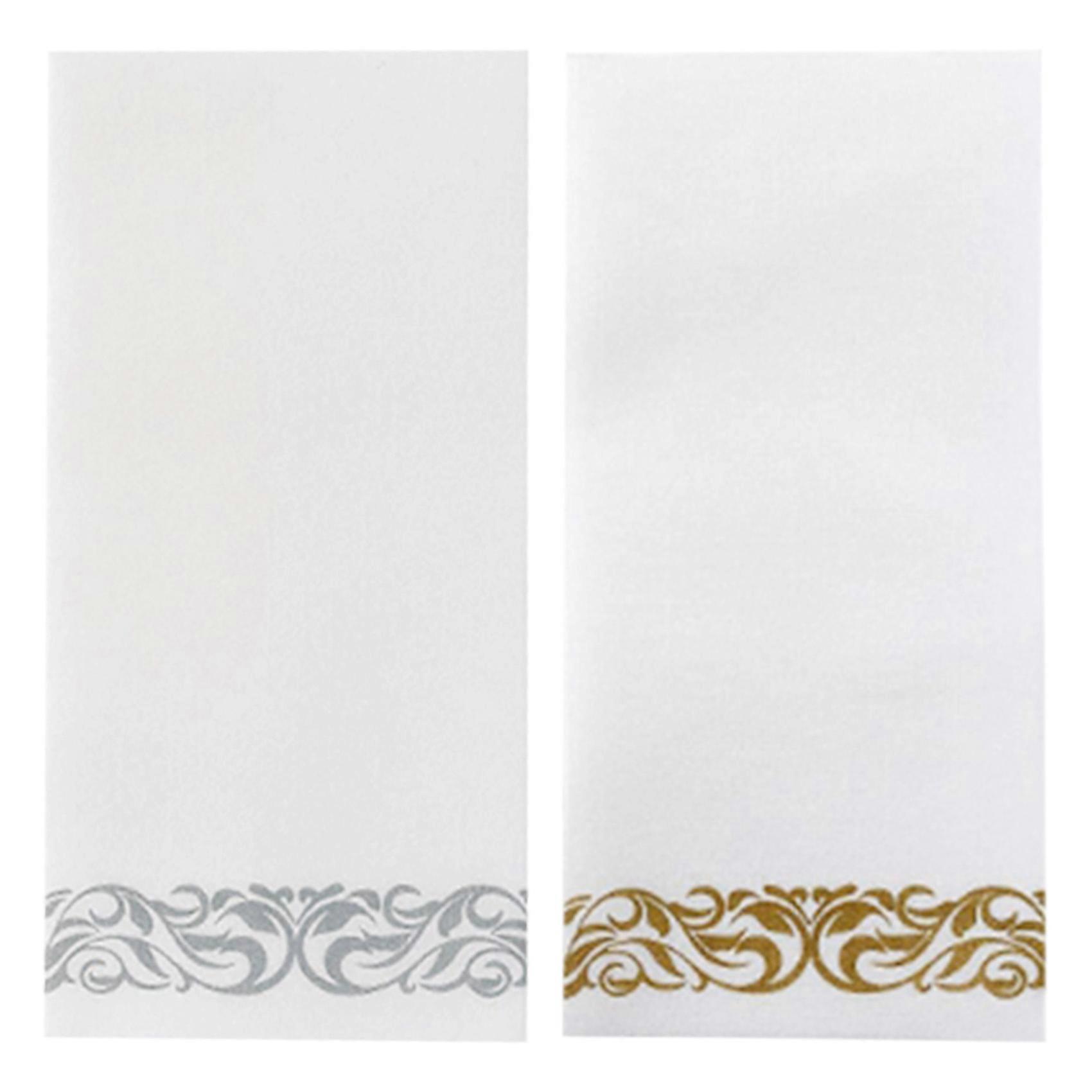 100Pcs Disposable Hand Towels Paper Napkin Bathroom Weddings Party Hotel Napkins Paper Soft and Abs