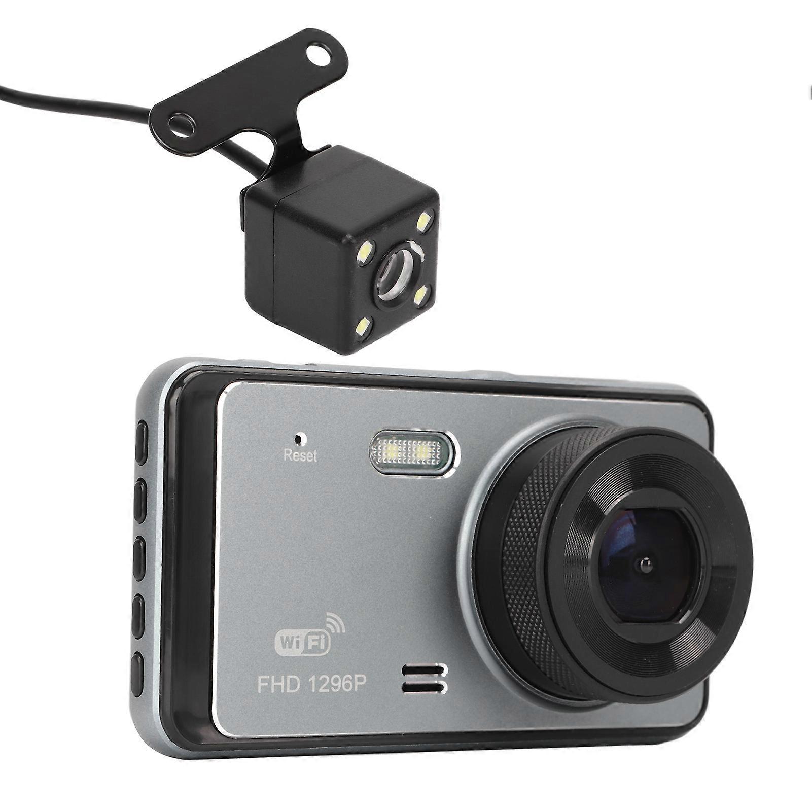 1080P Car Camera WiFi Dual Camera Night Vision 150mah Battery Loop Recording Car DVR for Driving 