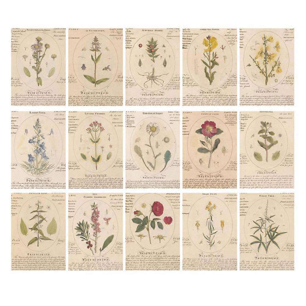 Retro Handbook Material Book DIY Base Material Package Retro Inspiration Series Retro Handbook Decorative BackingPaper,F