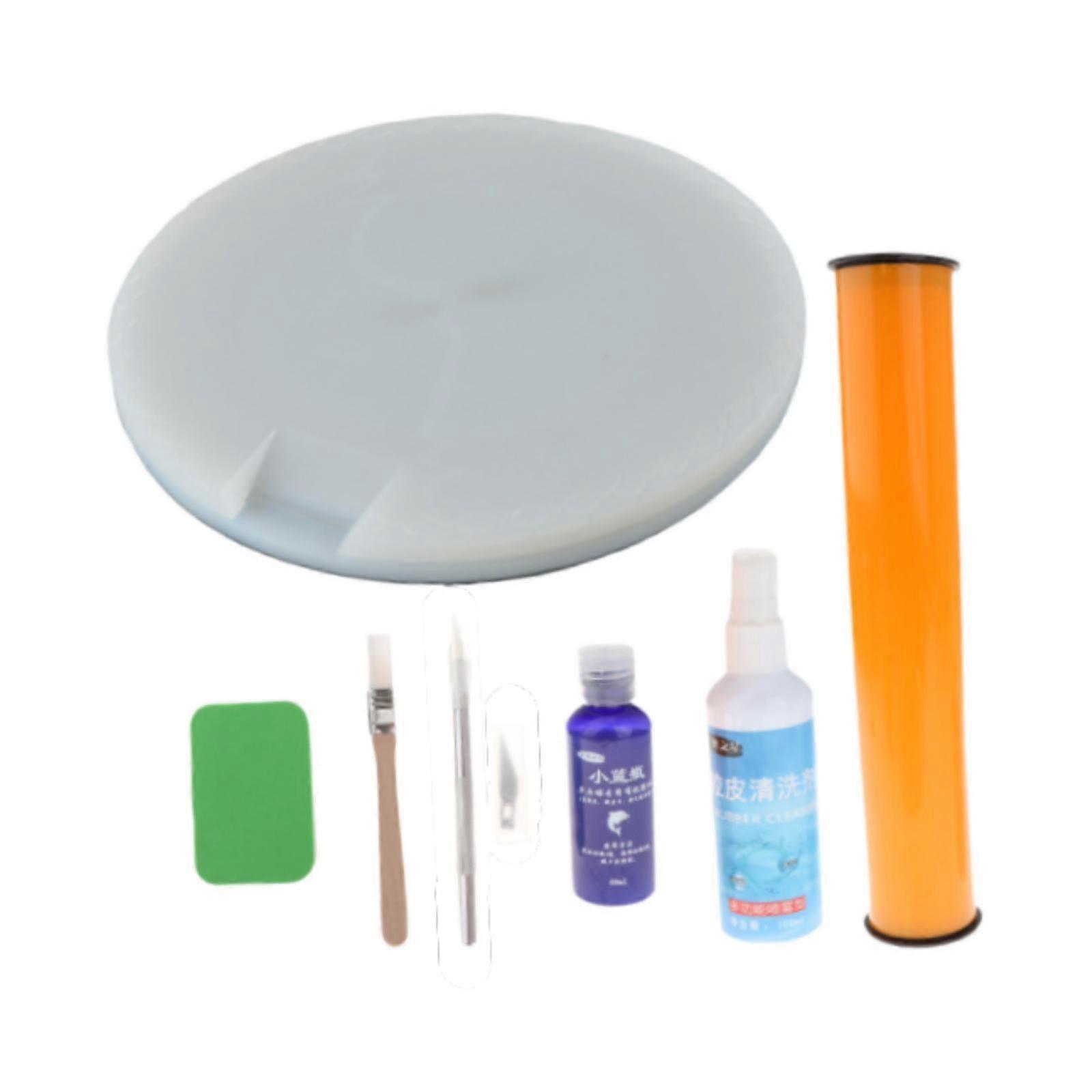 Table Tennis Rubber Cutting Rotating Platform Anti Slip Rotating Accessories