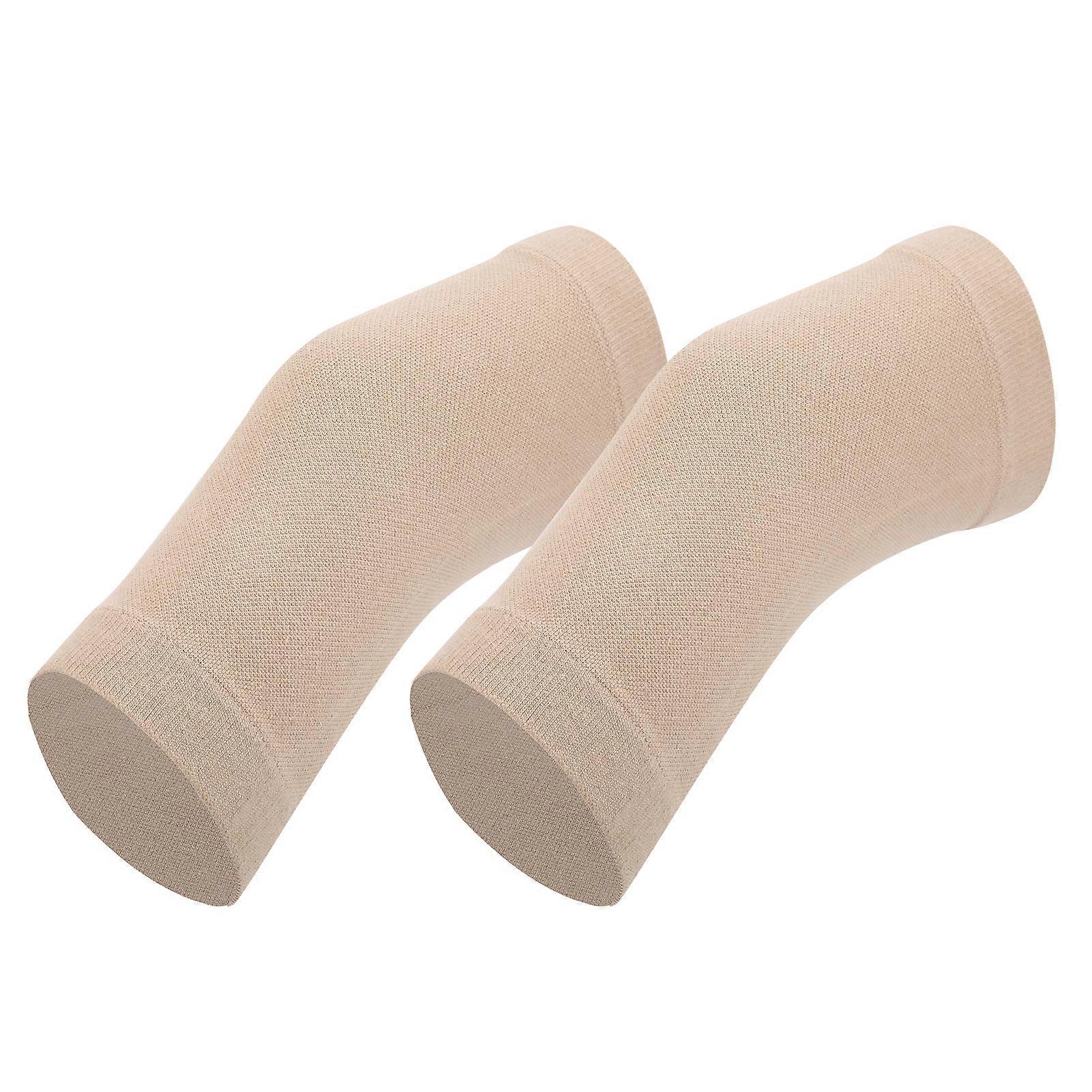 2pcs Compression Knee Sleeve Ultrathin Cotton Seamless Knee Brace Support for Pain Relief