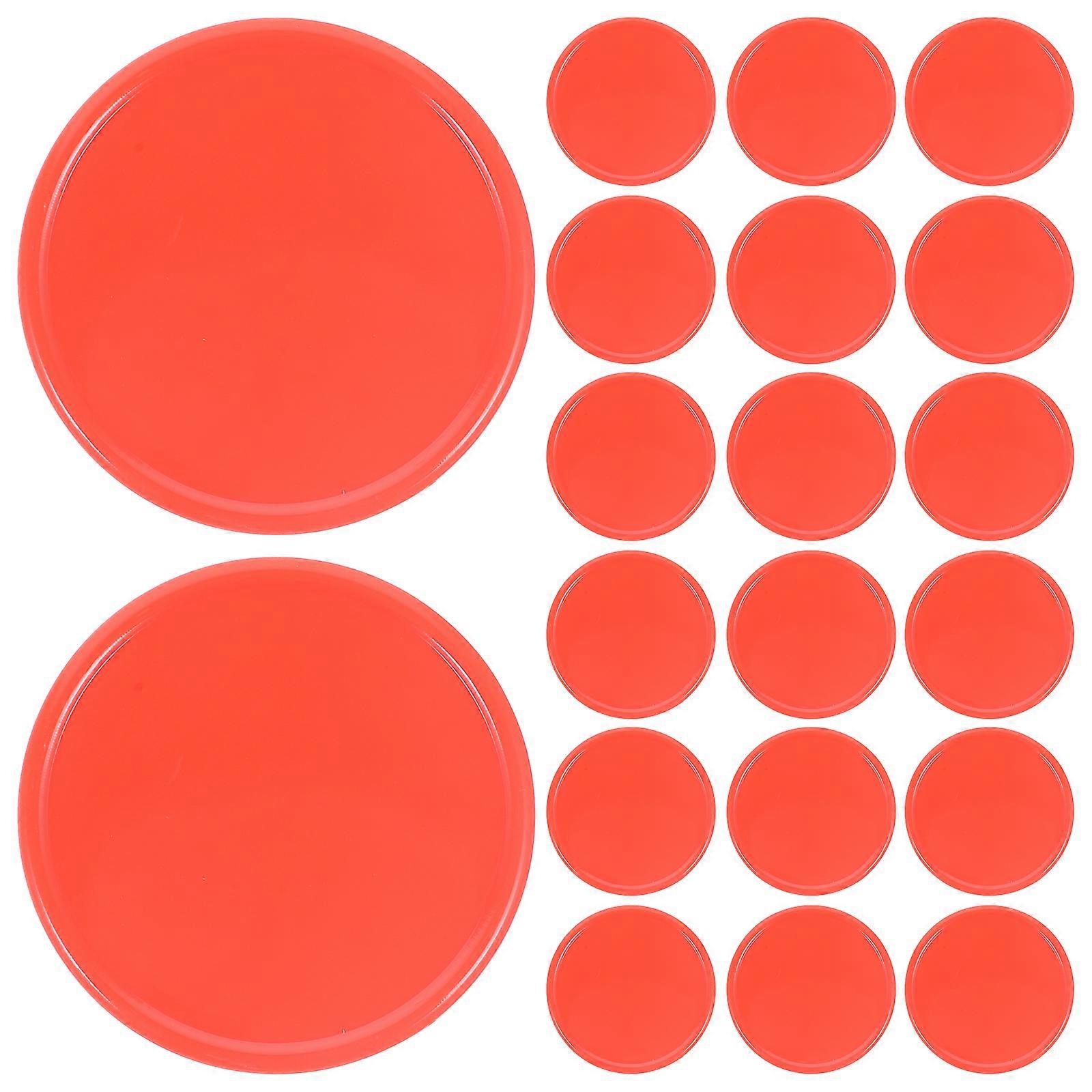 100pcs Colored Round Chips Game Counting Poker Chip Children Blank Chip Game Chip for Teaching