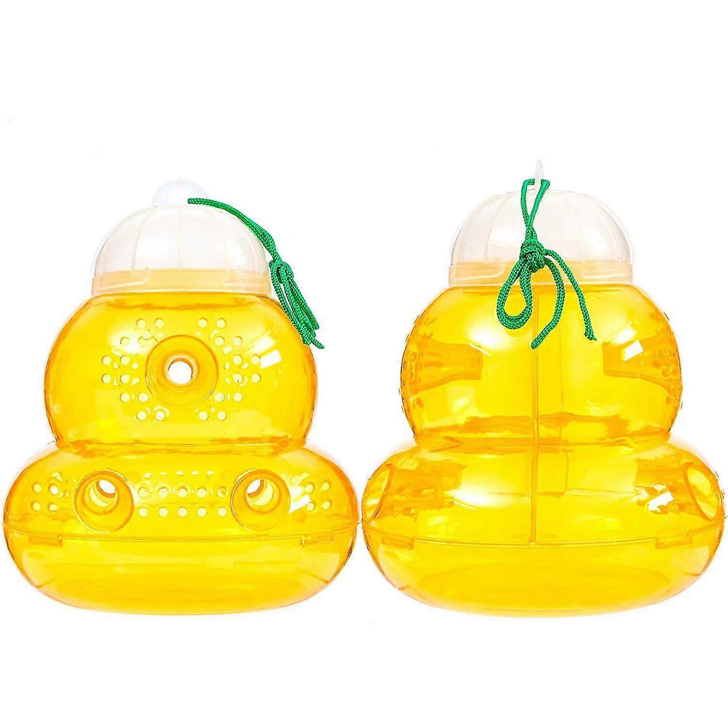 Wasp Trap / Hanging Hornet Trap (pack Of 2) - Natural And Ecological Anti Wasp Solution (trap)