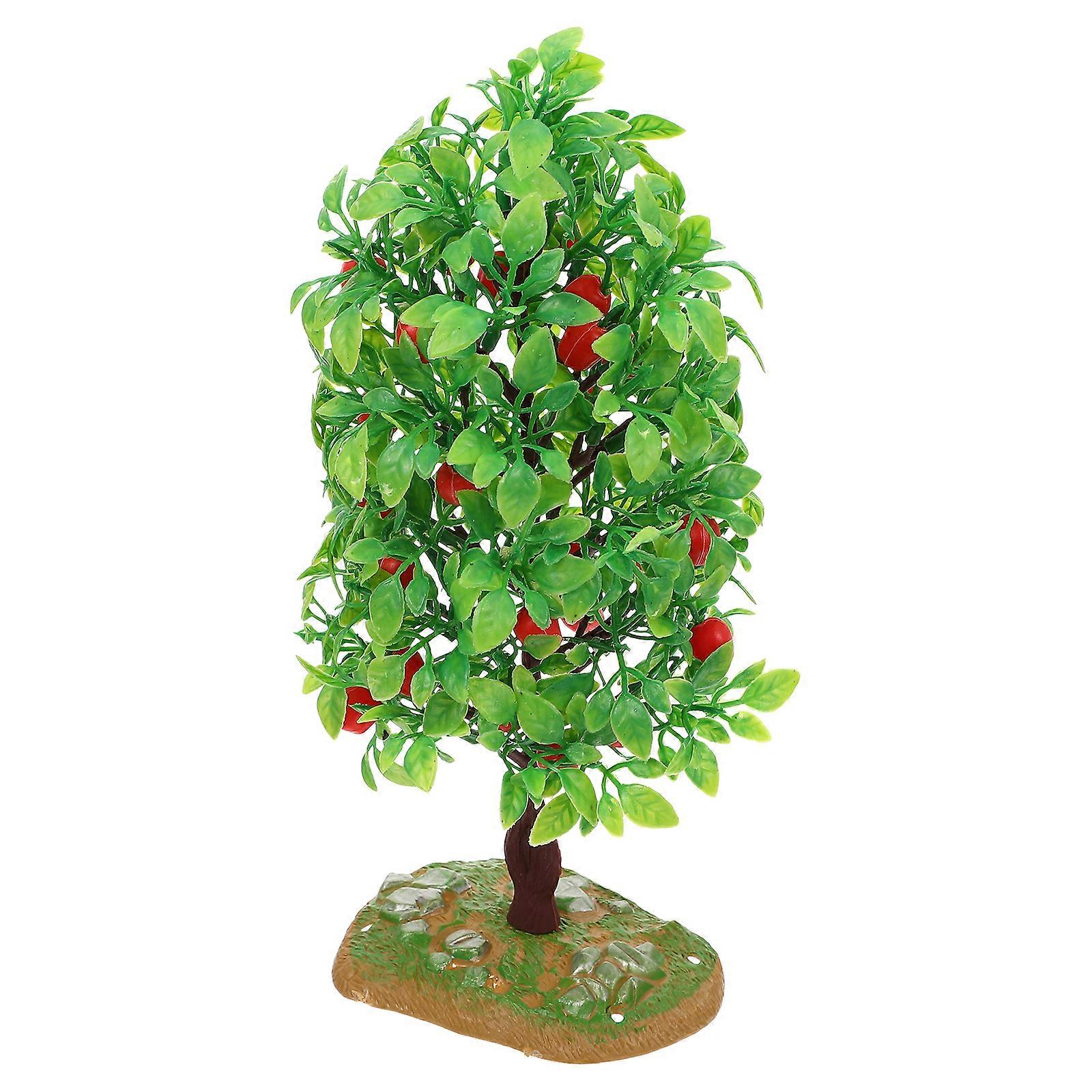 Simulation Fruit Tree Decoration Plastic Simulation Tree Model Ornament Toy