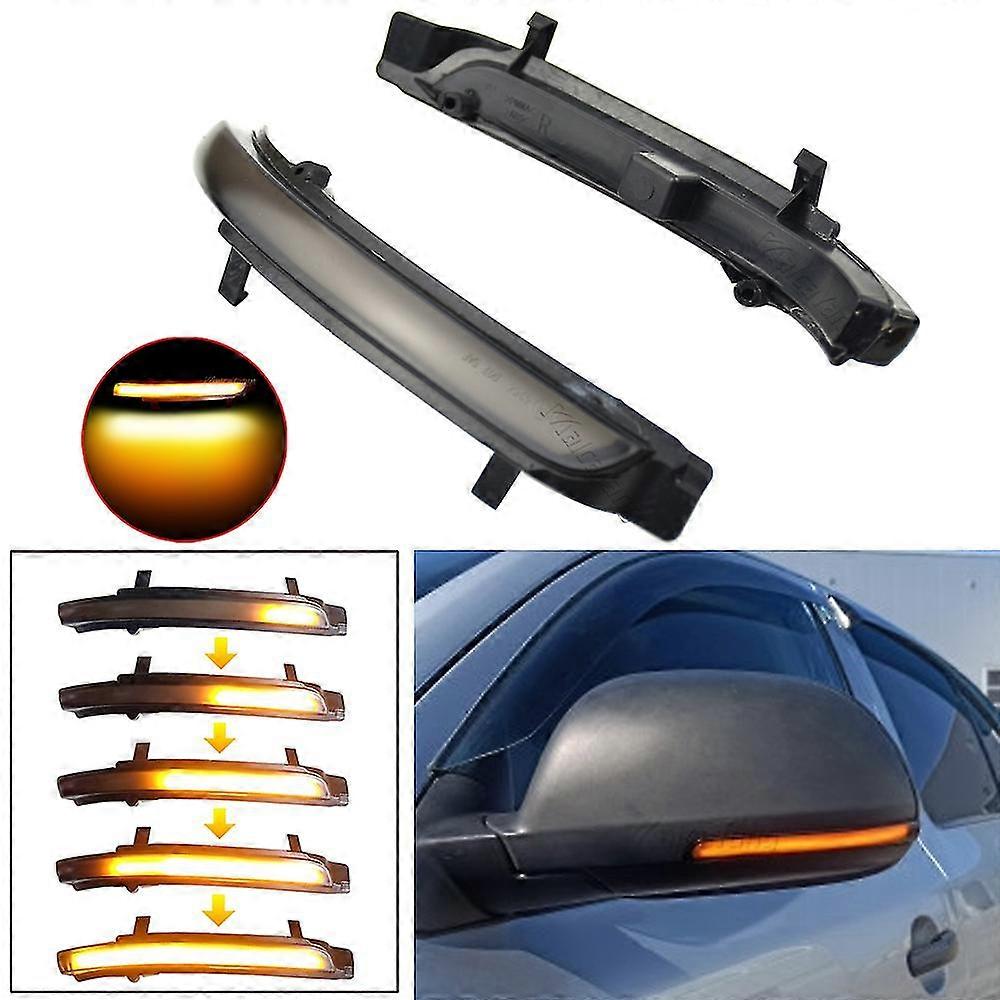 2 Pieces For Skoda Octavia 2009-2013 Superb 2008-2014 Dynamic Led Turn Signal Blinker Sequential Indicator Mirror Flasher Light