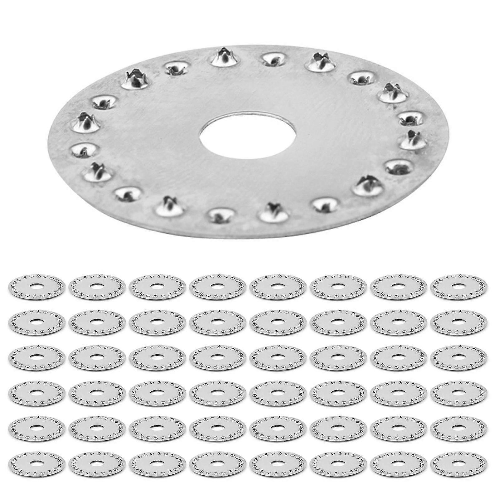 50 stk/sett jordklemmer/skive for solcellepaneler i rustfritt stål