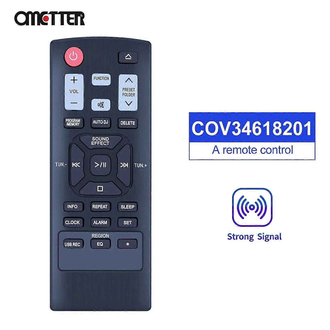 COV34618201 Remote Control Fit for Audio Receiver CM4360 Home Theater System