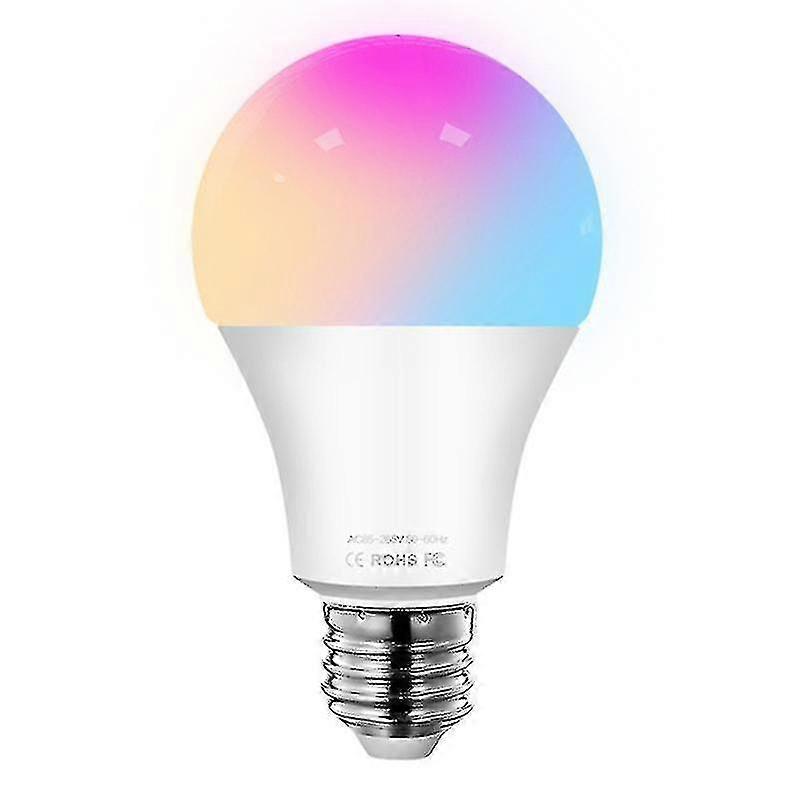 Wifi Tuya Smart Night Light Bulb E27 Rgb Led Lamp Dimmable Voice Control 12w 15w