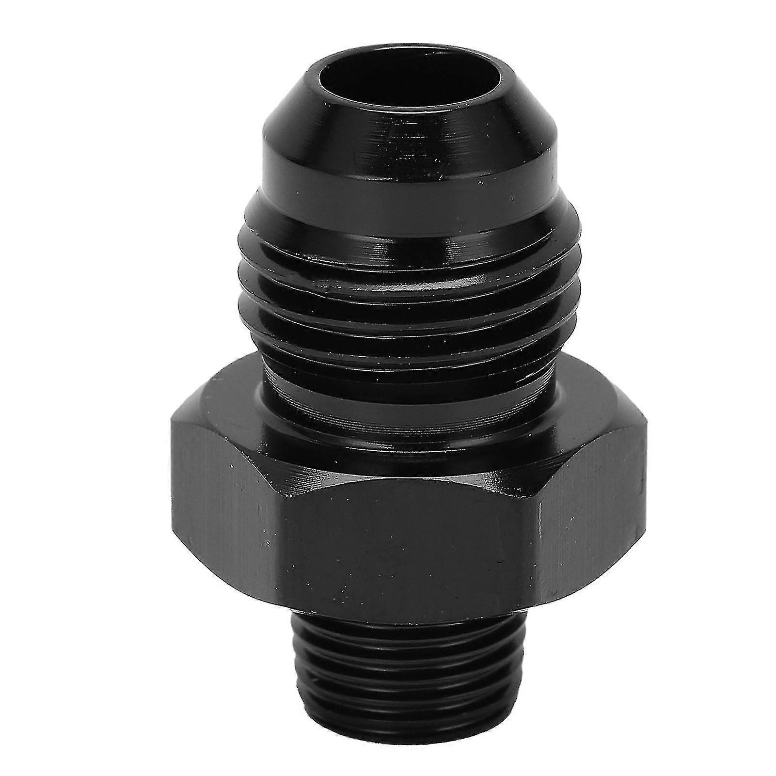 קו דלק ישר מתאים 6AN ל 1 8NPT 6061? מחבר מתאם אלומיניום T6 אביזרים לרכב שחור