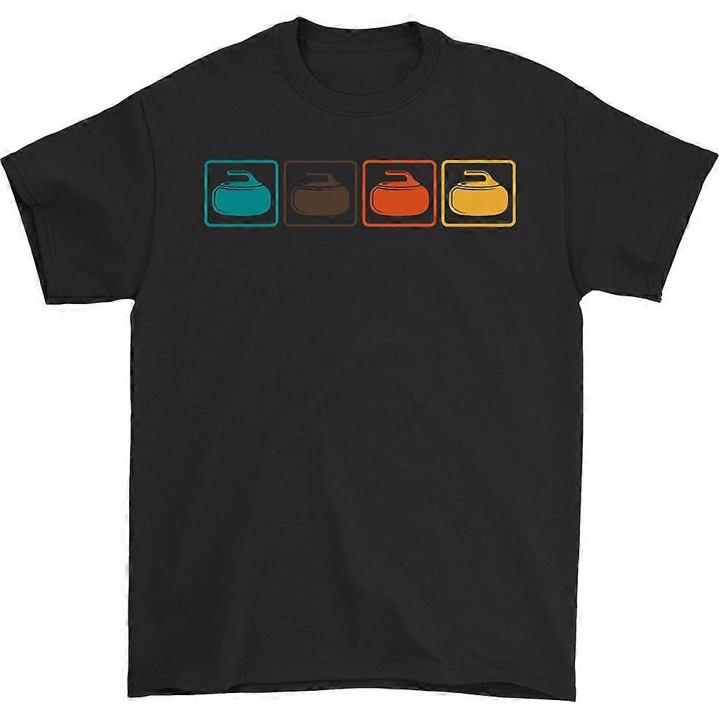 Curling Stone Retro T-shirt