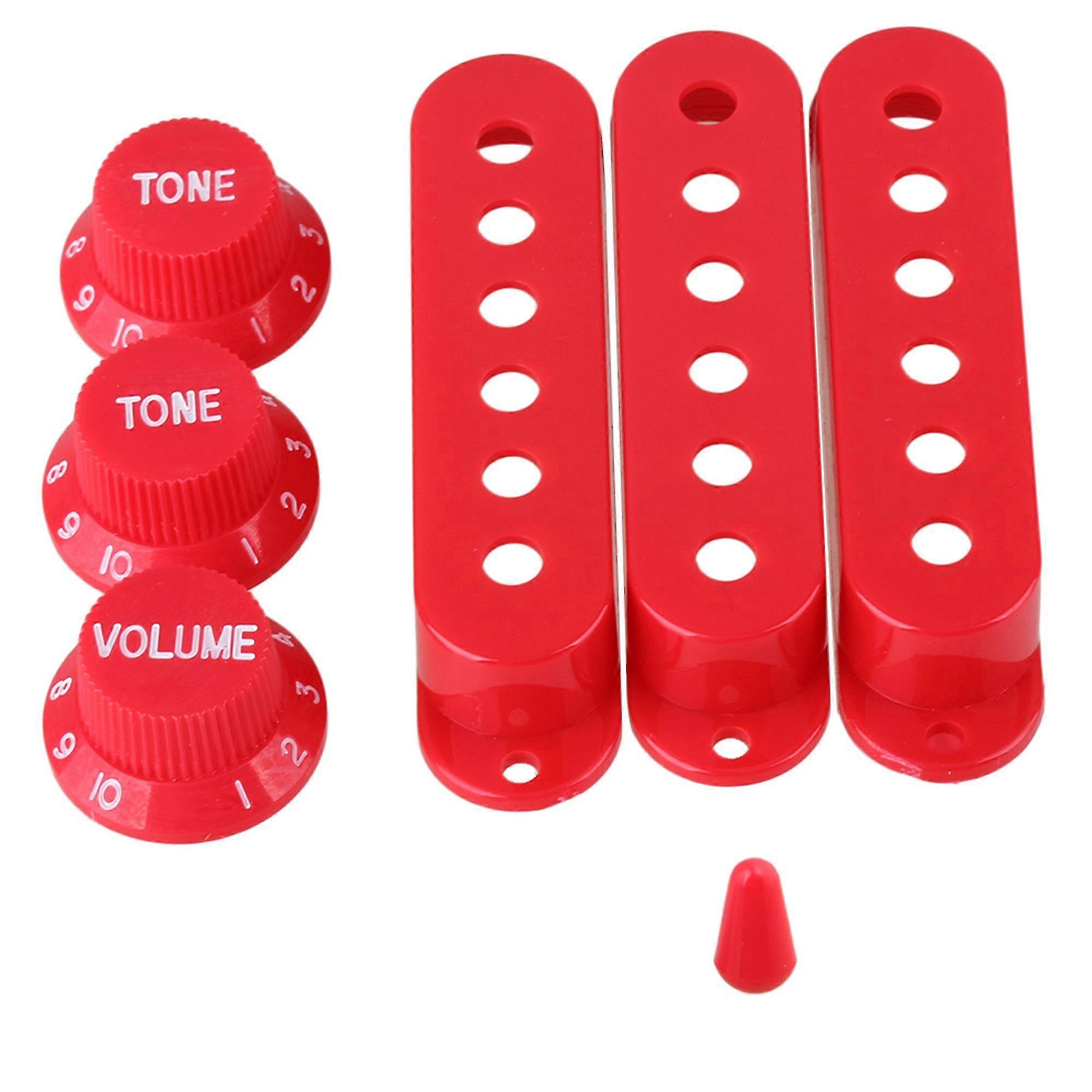Electric Guitar Pickup Cover And Knobs Switch Tip Set