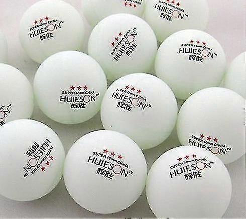 30 White Table Tennis Balls For Advanced Training