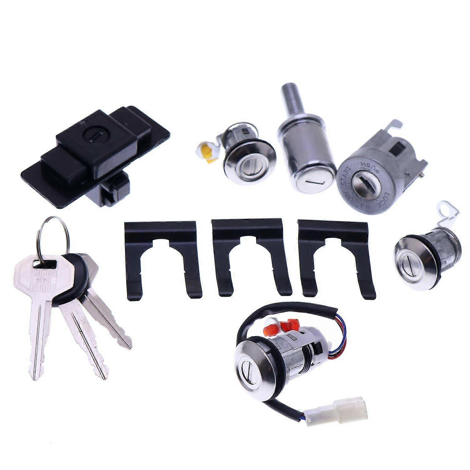 Car Lock Cylinder & Key for Pajero Montero MK2 V31 V32 MR259744 | Fruugo UK