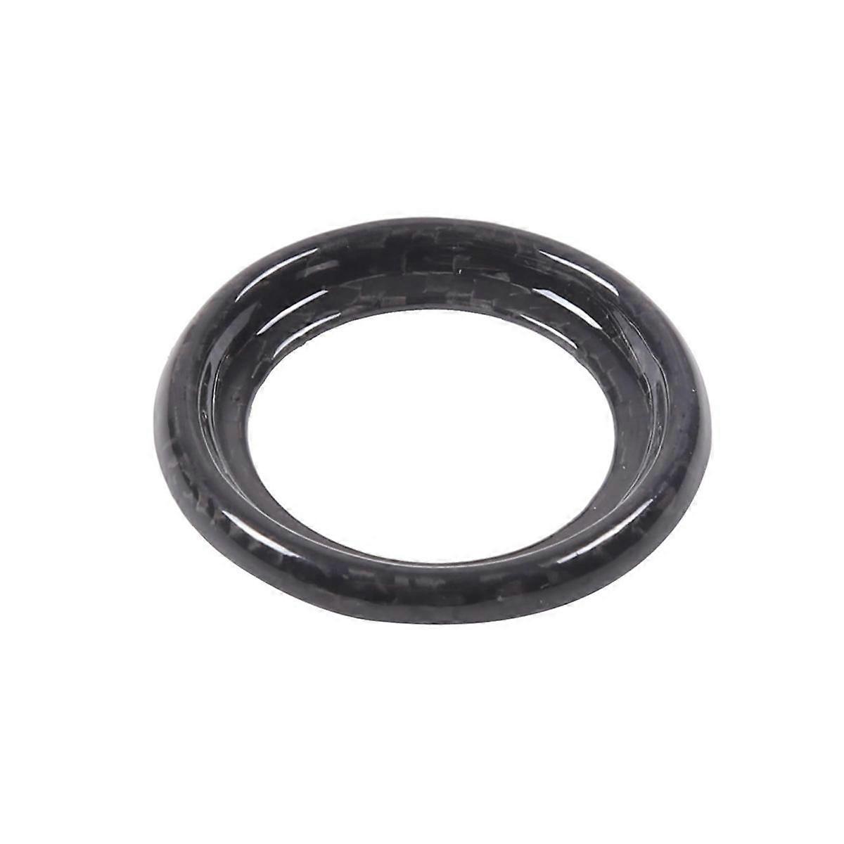 For C8 2020-2023 Car Engine Start Stop Button Switch Cover Trim Sticker Accessories ABS Carbon Fibe