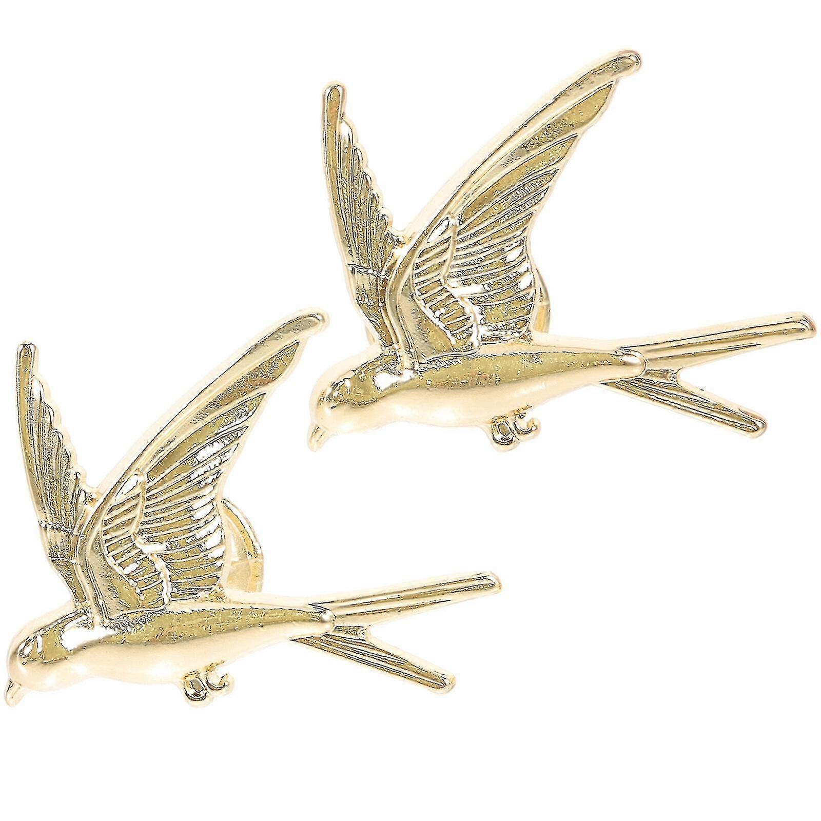 2pcs Cabinet Handles Decorative Door Knobs Interior Door Handle Bird Drawer Knobs