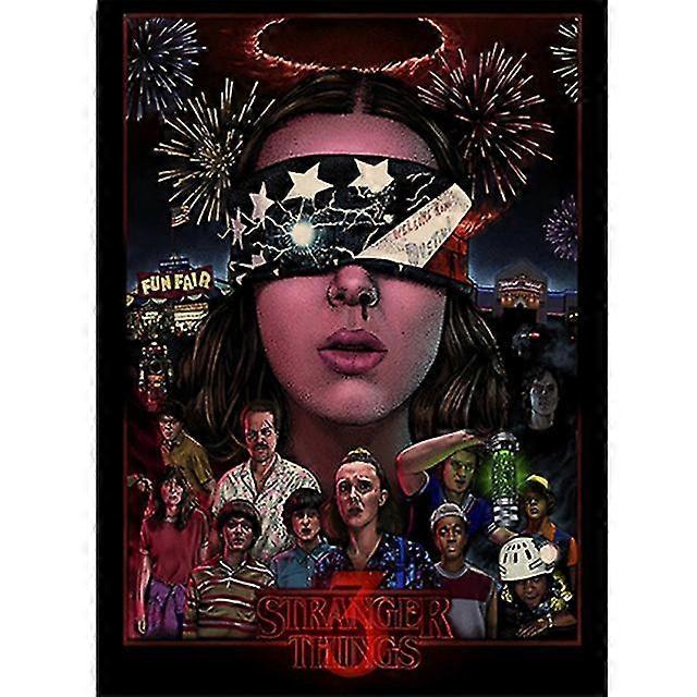 怪奇物语钻石彩绘 5d DIY 钻石刺绣礼品 家居装饰