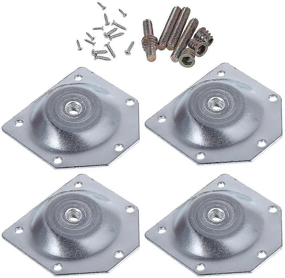 4 قطع الكوع تصاعد لوحات للأثاث الساقين أريكة الجدول الساقين تثبيت لوحات