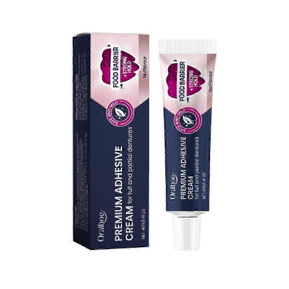 Denture Adhesive Fixing Cream Strong Hold Glue Cull Long Lasting